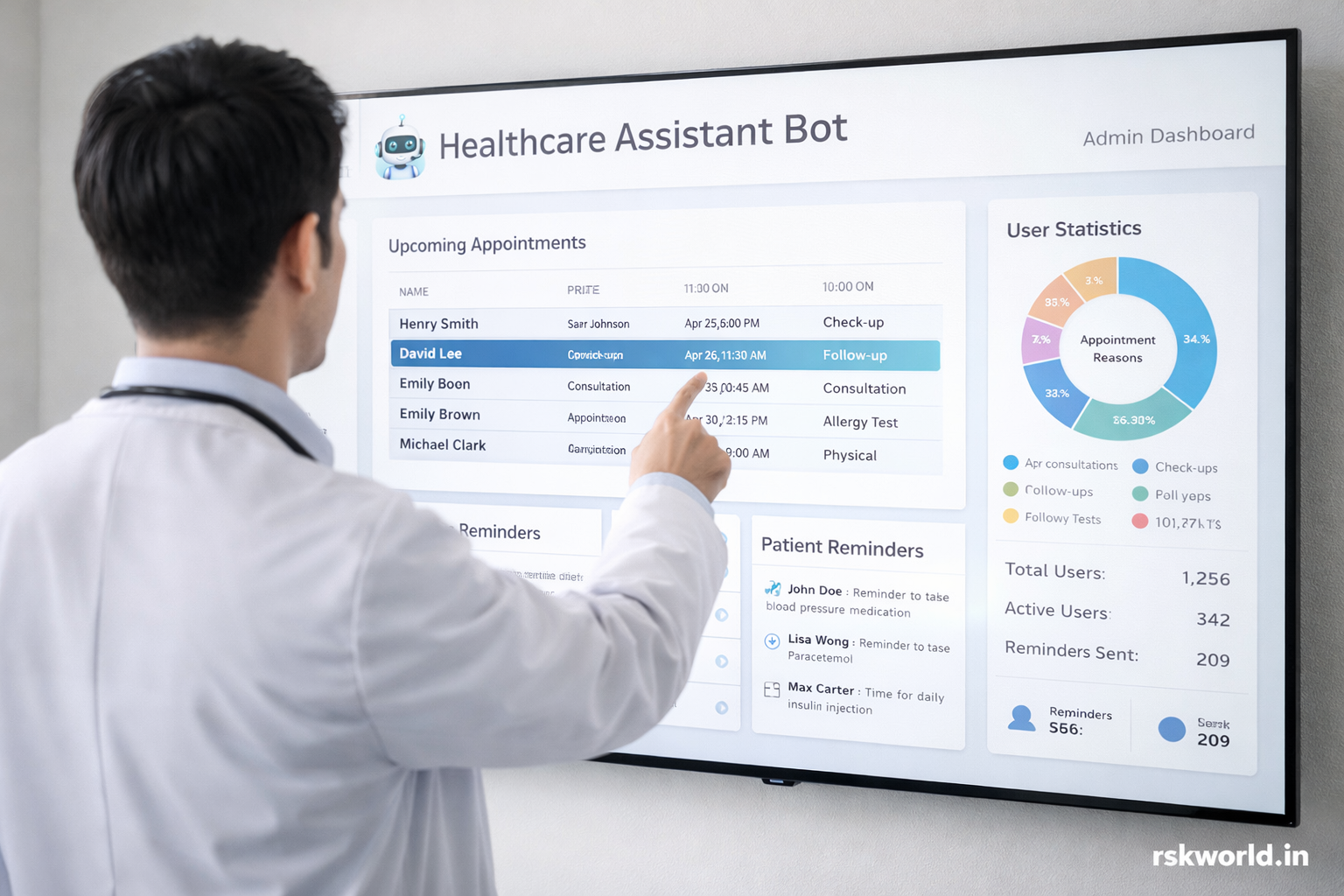 Healthcare Assistant Bot - rskworld.in