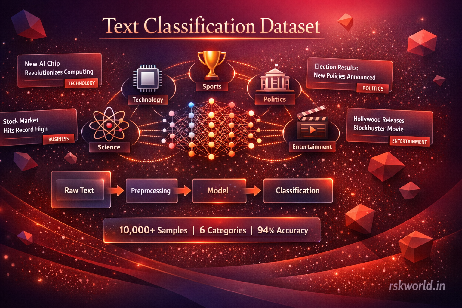 Text Classification Dataset - rskworld.in