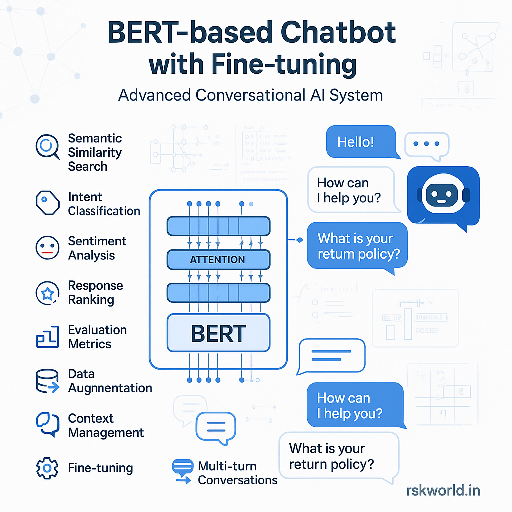 BERT-based Chatbot with Fine-tuning - rskworld.in