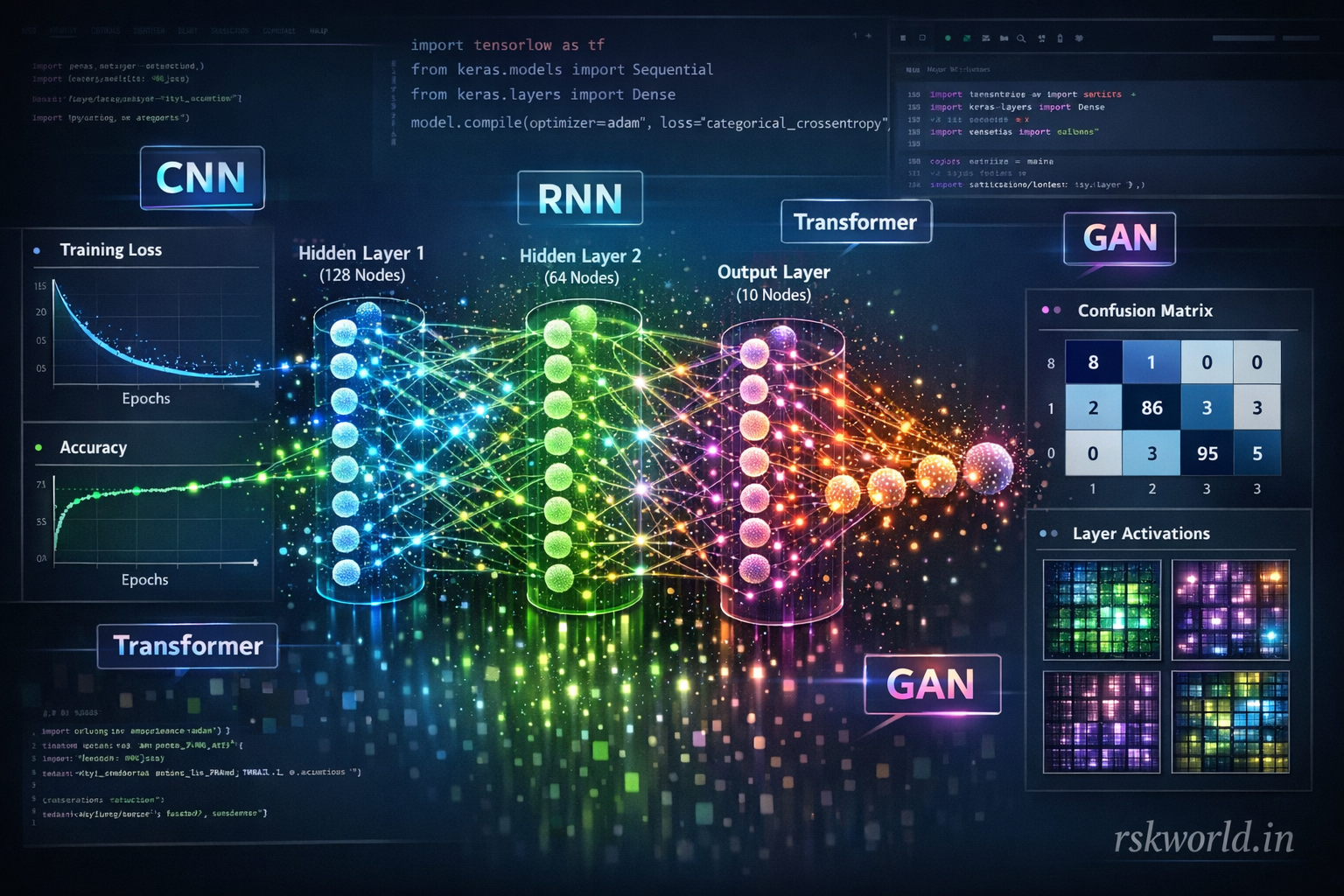TensorFlow Deep Learning - rskworld.in