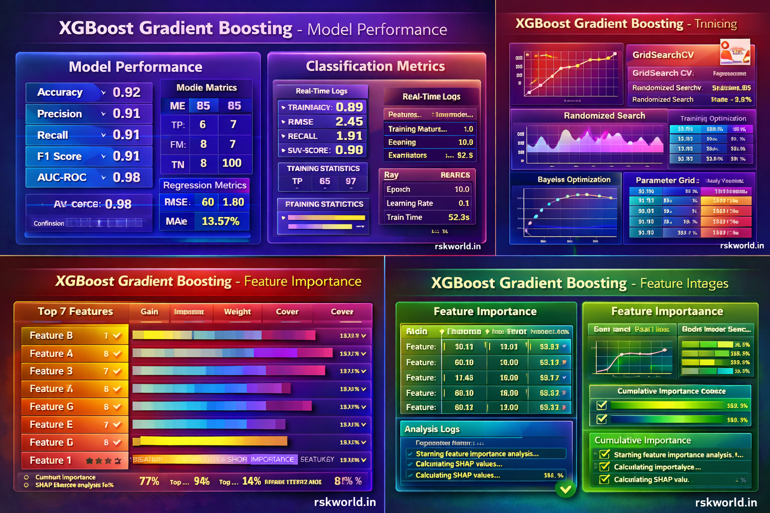 XGBoost Gradient Boosting - rskworld.in