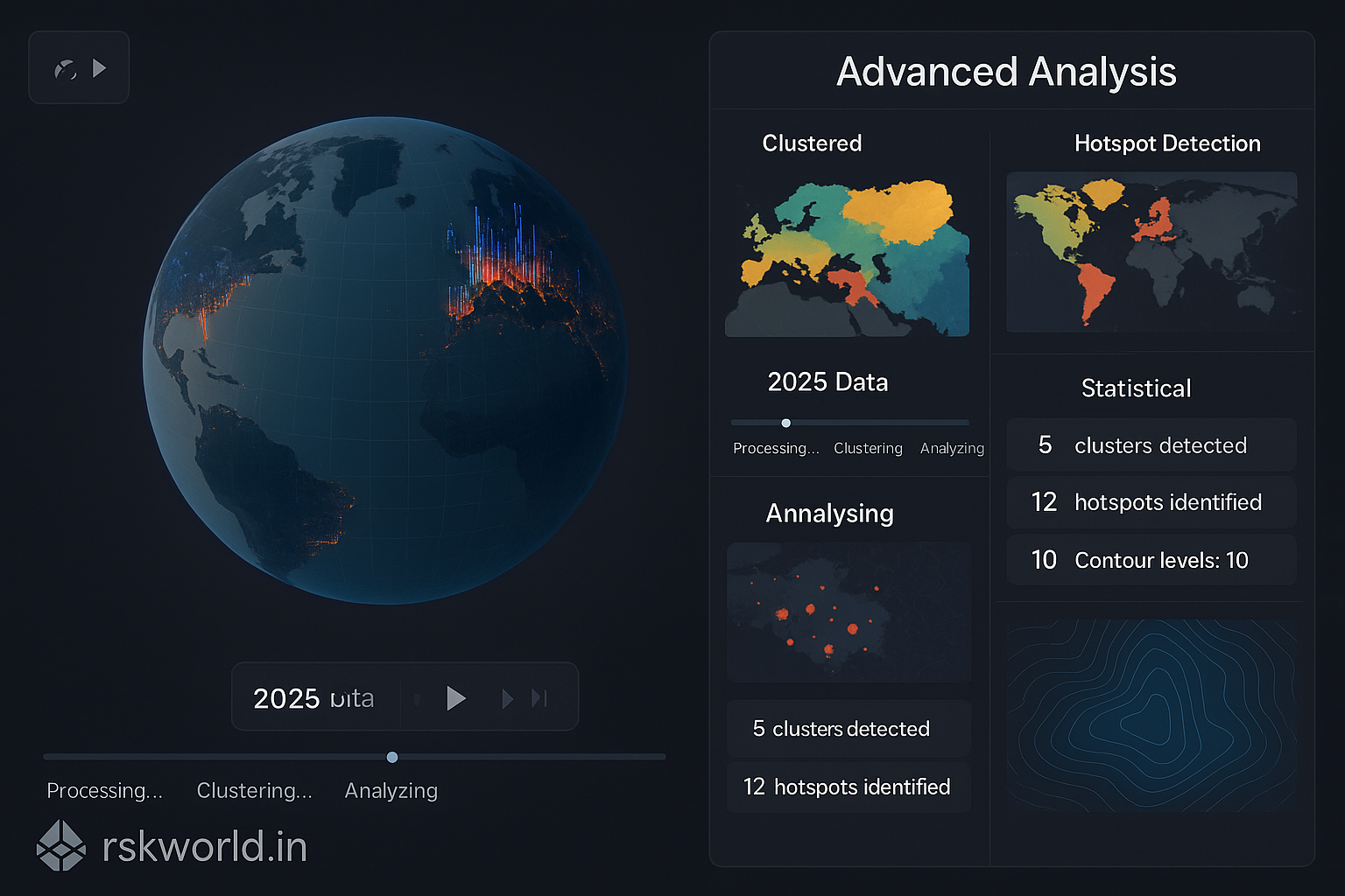 Geographic Heatmap with Plotly - rskworld.in