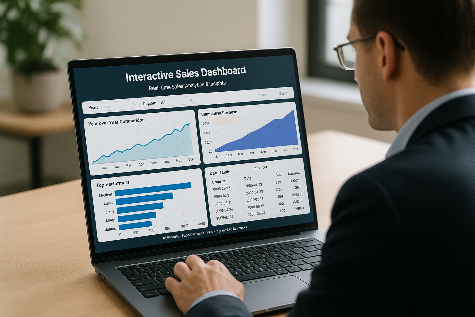 Interactive Sales Dashboard with Plotly Dash - rskworld.in