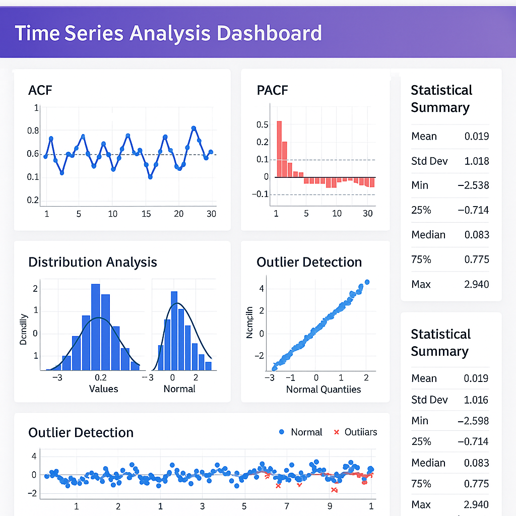 Time Series Analysis Dashboard - rskworld.in