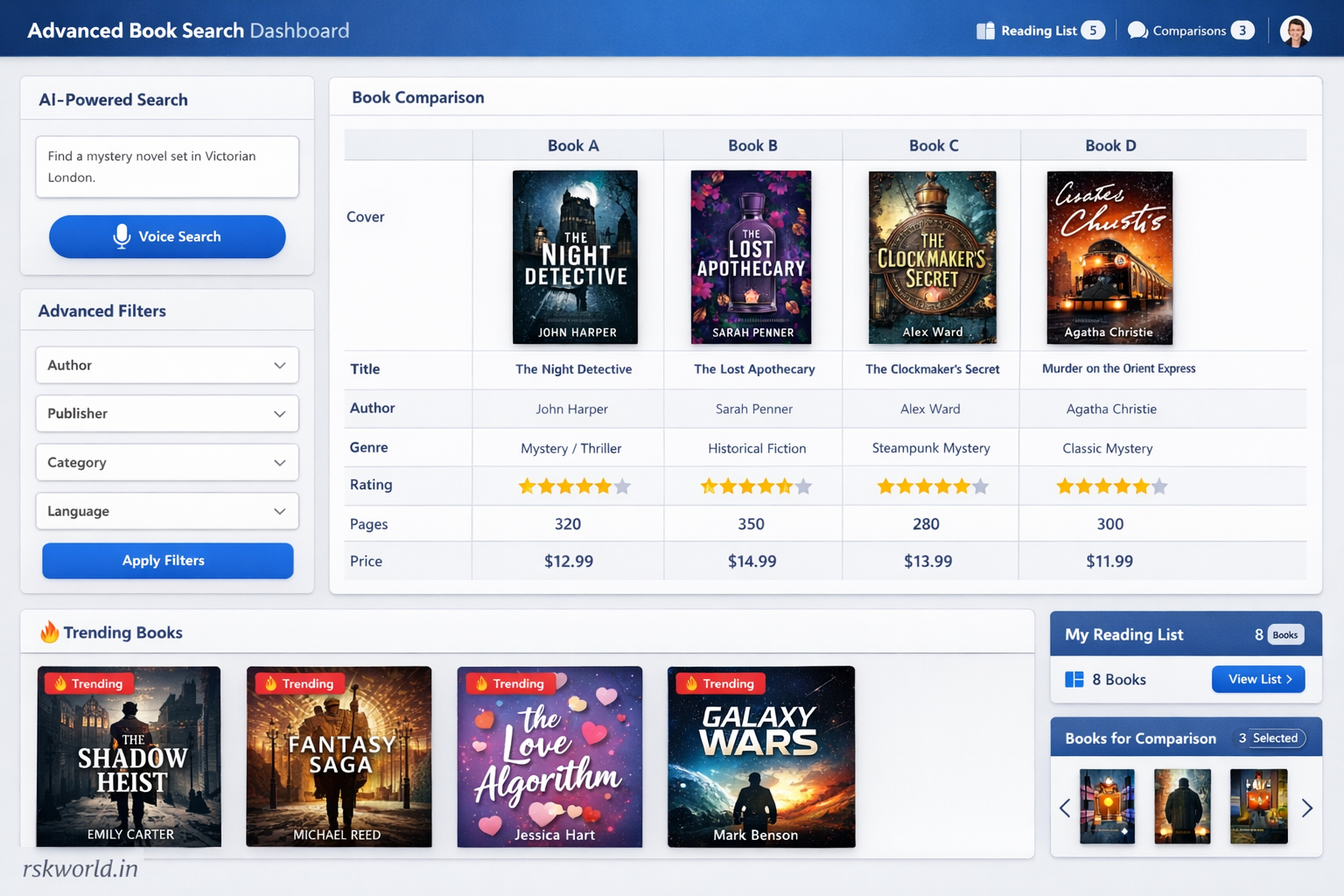 Book Search App - rskworld.in