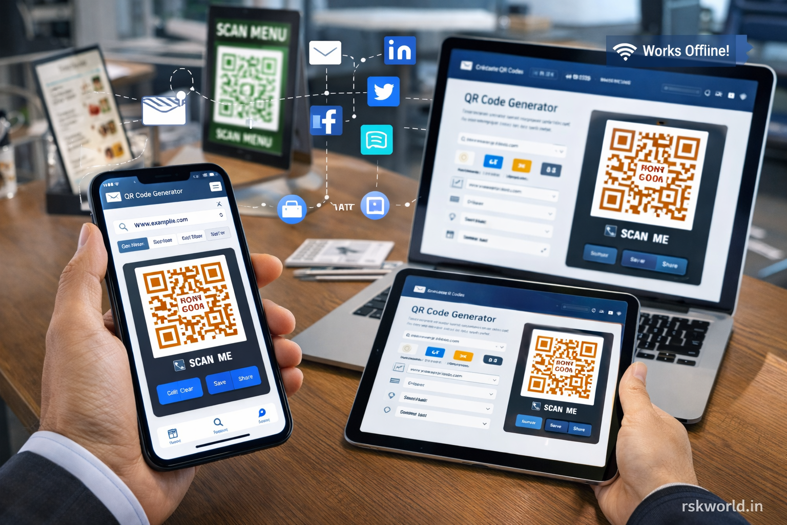 QR Code Generator - rskworld.in