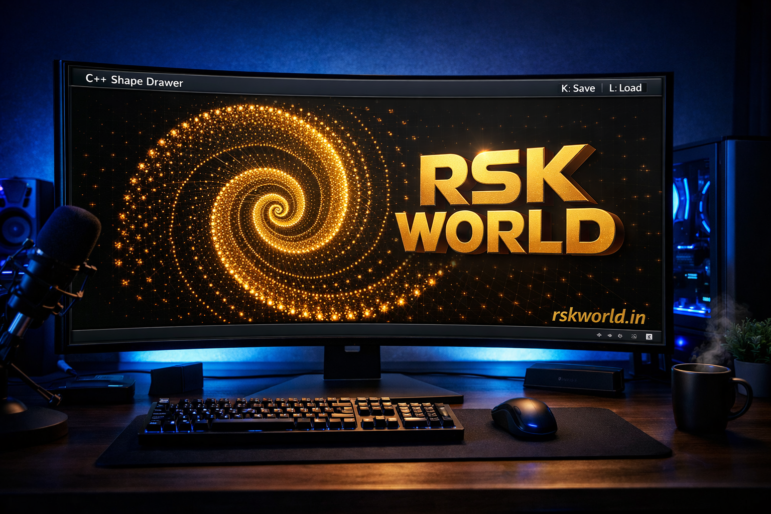C++ Shape Drawer - rskworld.in