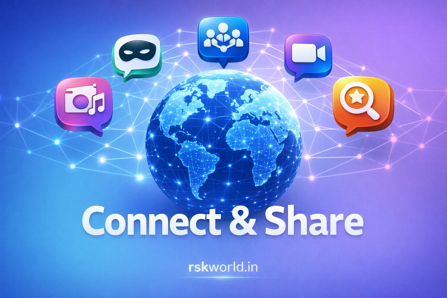 Social Apps - Social Networking & Communication Applications by RSKWORLD.IN