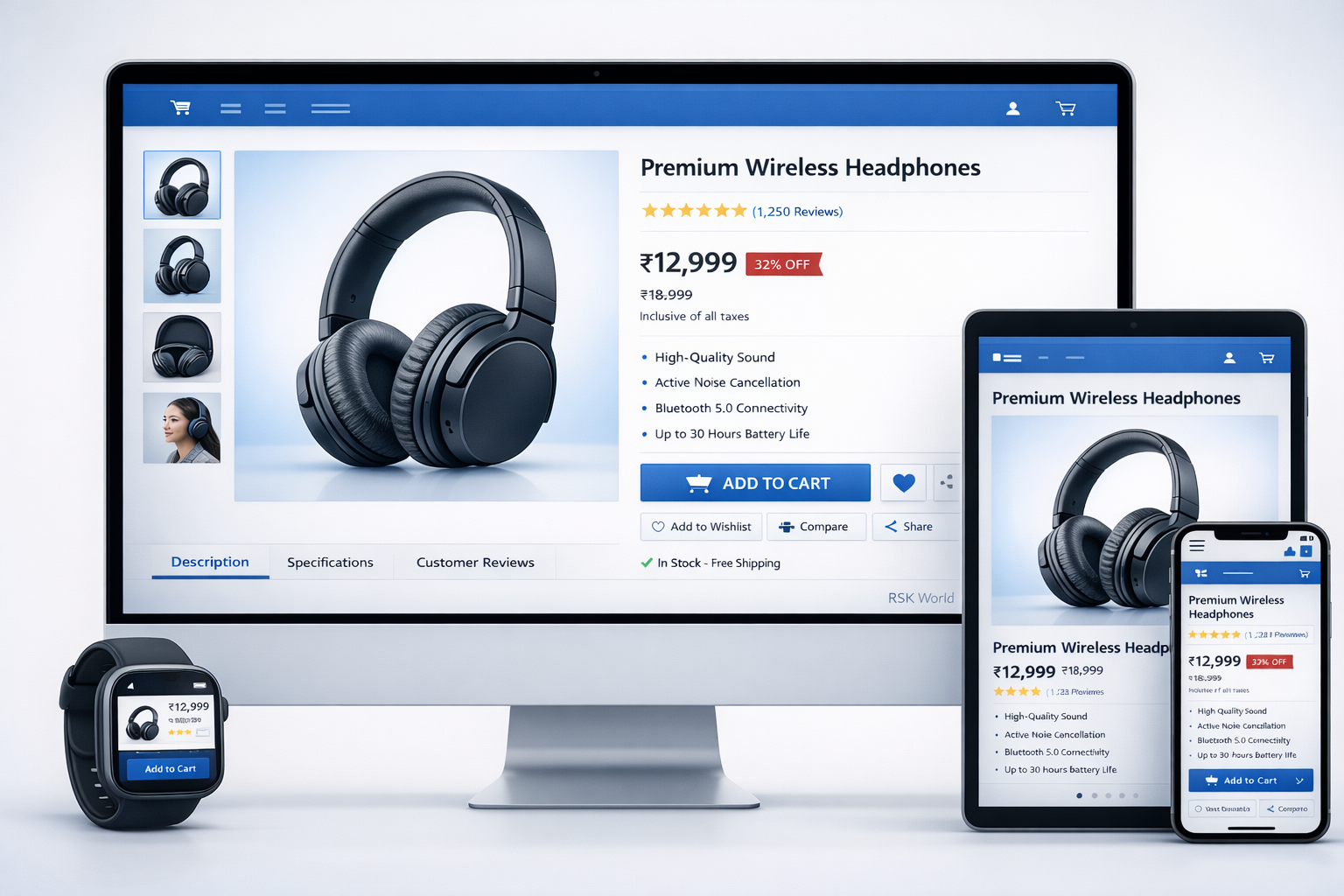 E-commerce Product Page - rskworld.in