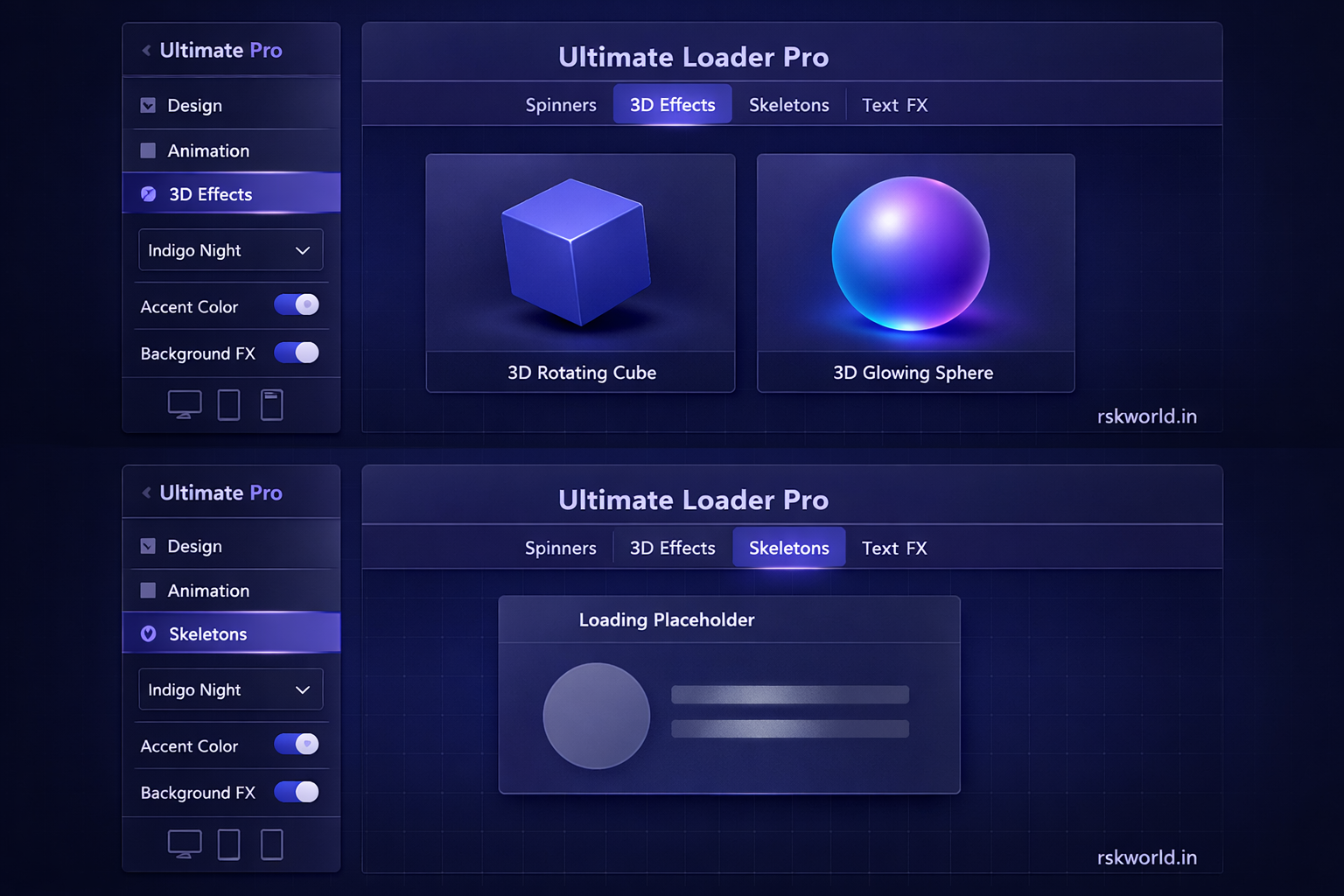 Animated Loader Spinner - rskworld.in