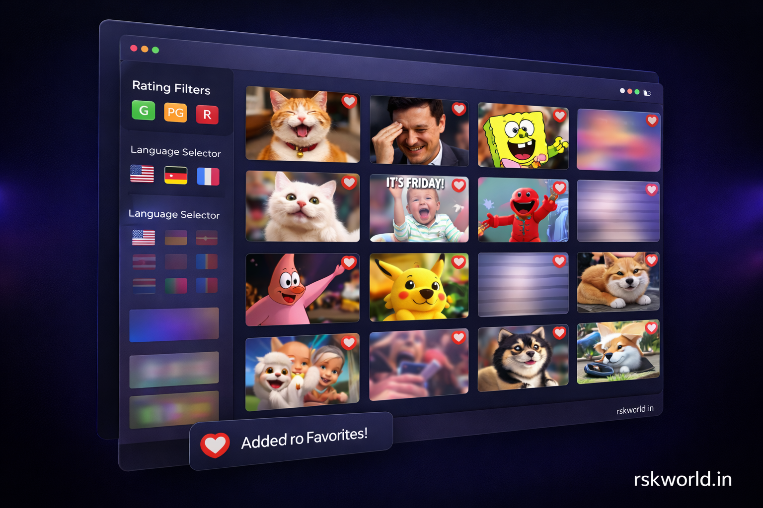 GIF Finder App - rskworld.in