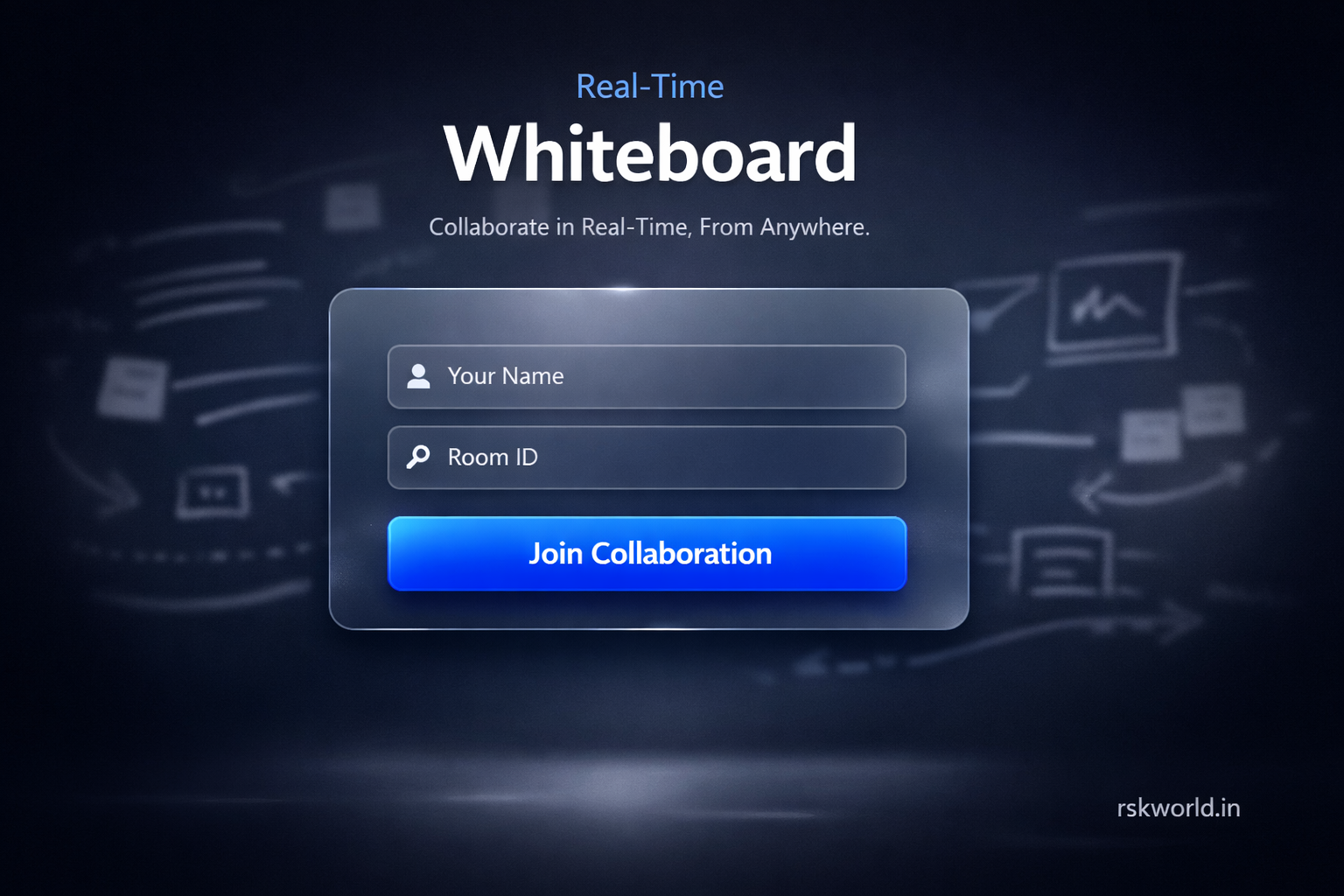 Real-Time Whiteboard - rskworld.in