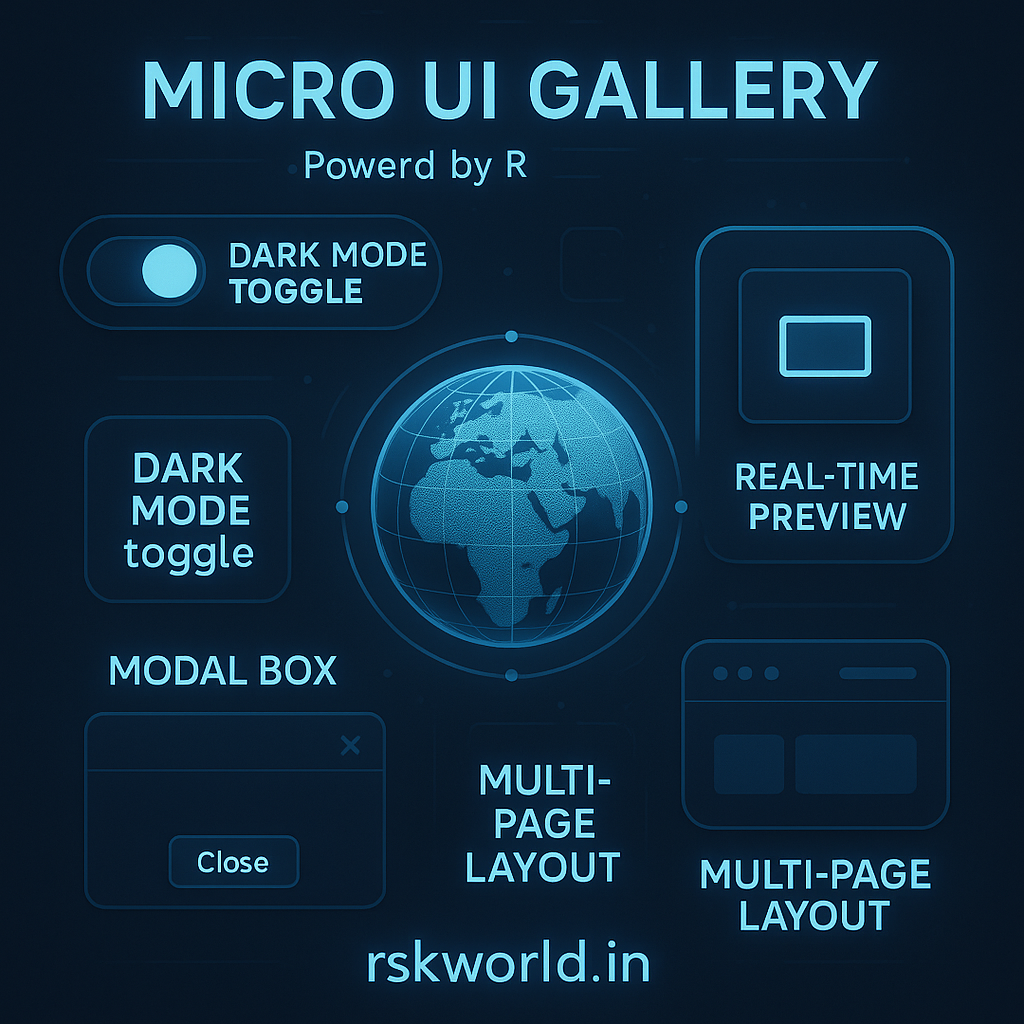 Micro UI Gallery - rskworld.in