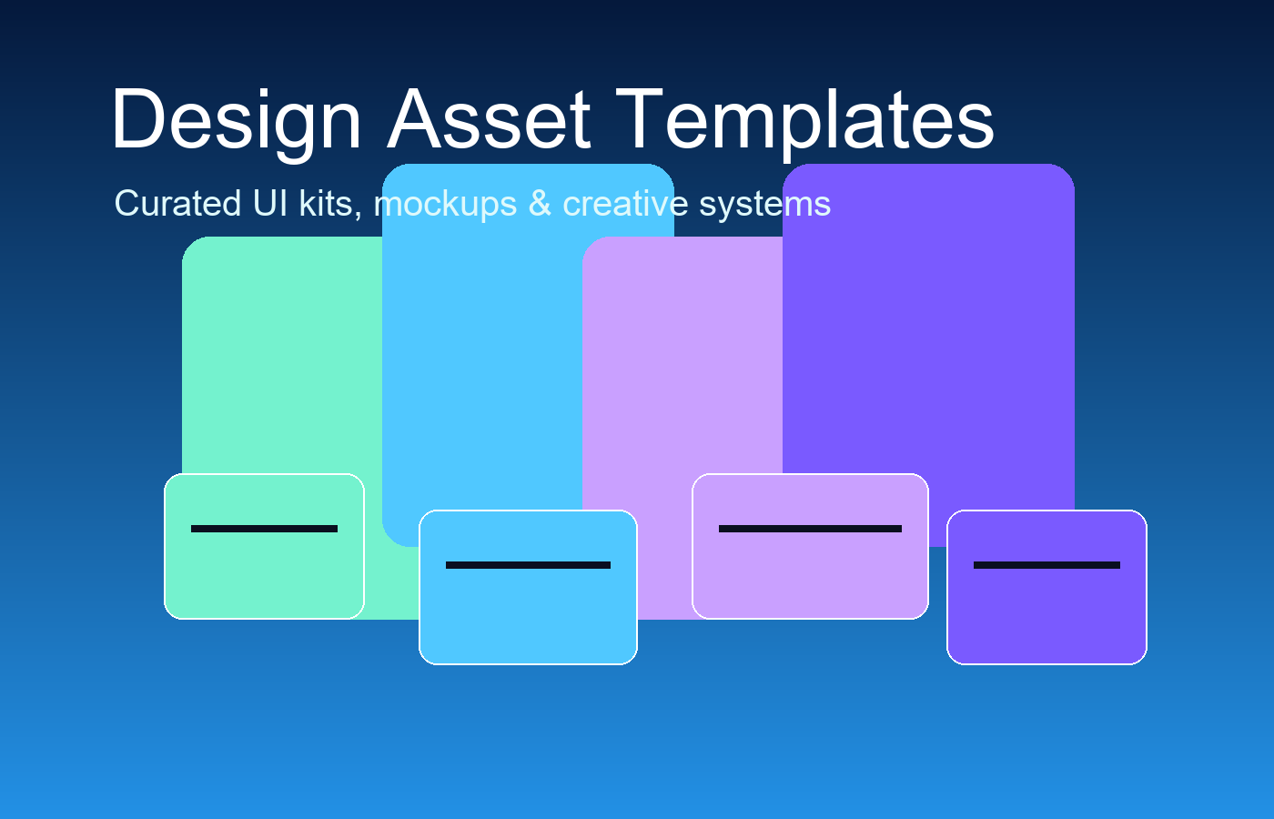 Design Asset Templates Collection - UI Kits, Mockups, Illustrations and Icon Packs from RSK World