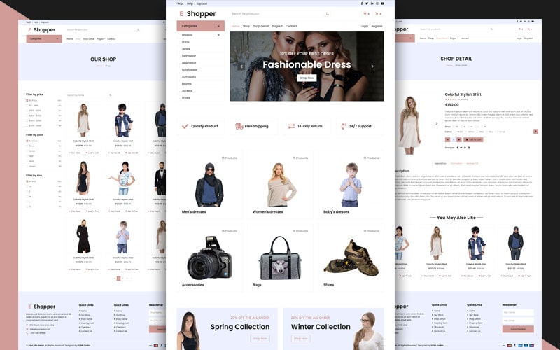 Eshopper – Bootstrap 4 E-commerce Template