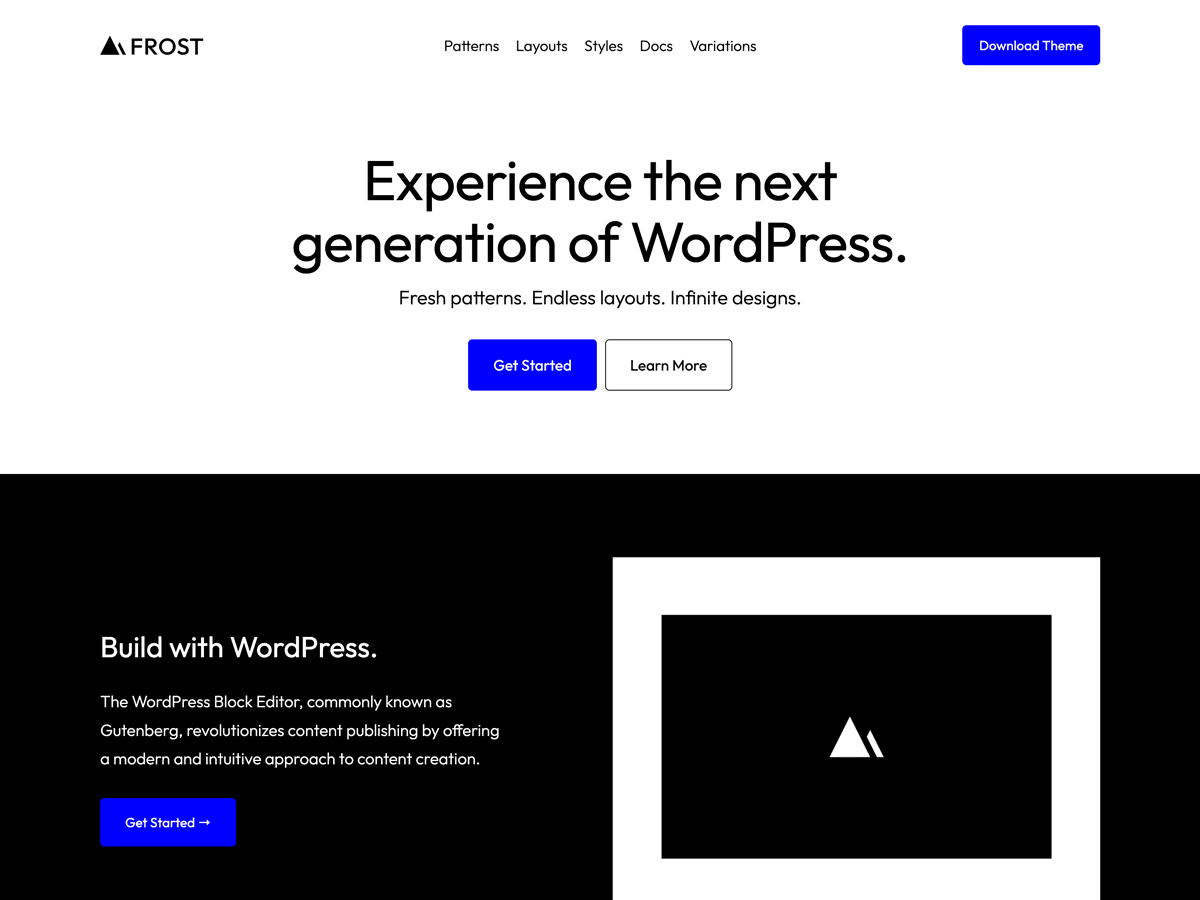 Frost - Multipurpose Block WordPress Theme - Free WordPress Business Theme Download