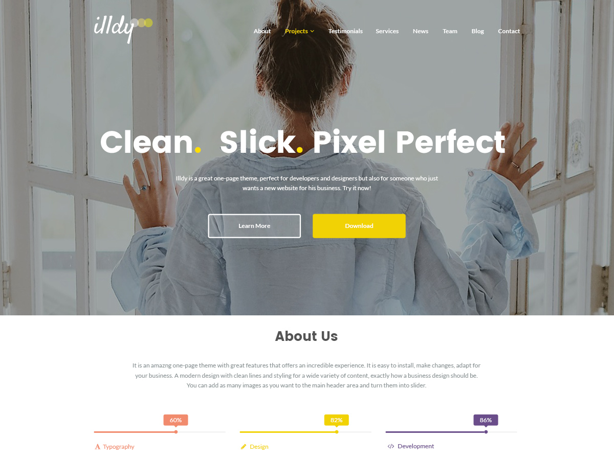 Illdy - Free Multipurpose WordPress Theme - Free WordPress Business Theme Download