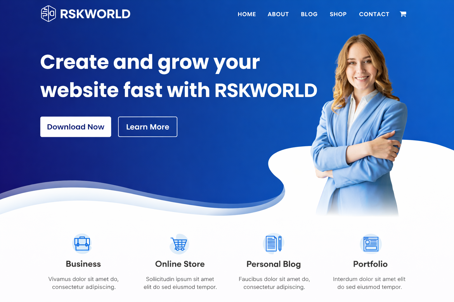 RSK World - Premium Educational Programming Theme - Free WordPress Education Theme Download